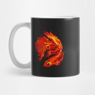 Molten Fire Fish Mug